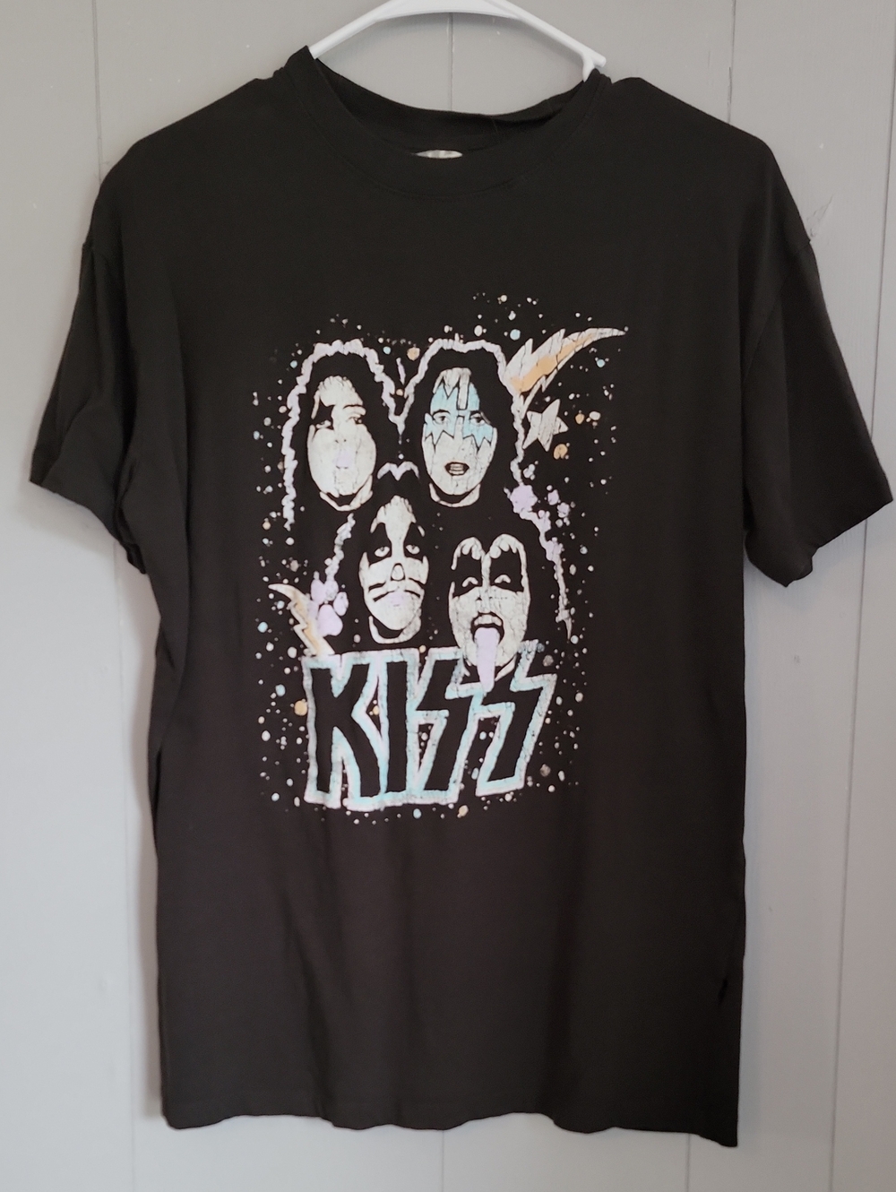 Kiss Band Tee Shirt Small Black Graphic Top